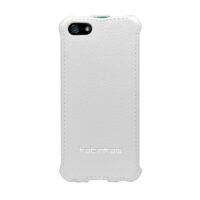 Katinkas Case Leather Holster for Apple iPhone 5/5S/SE Twin Flip Classic, white, Blister (EOL)