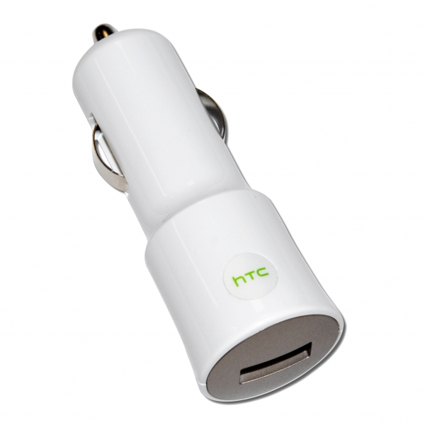 HTC Car Charger CC C120, USB, 1000mA, white, Bulk