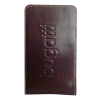 Bugatti Leather Case Twin Uni , Size SL , brown, Blister
