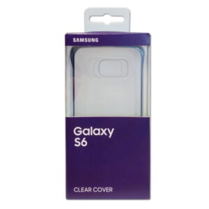 Samsung Case EF-QG920BBEGWW Clear Cover, Galaxy S6, black, Blister