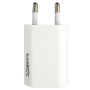 PowerRay Charger A1, EU Spec 2 Pin with CE, 1000mAh, white, Bulk