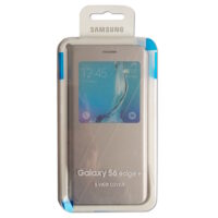 Samsung Case EF-CG928PSEGWW S-View Cover, Galaxy S6 Edge+, silver, Blister
