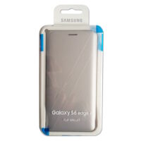 Samsung Case EF-WG928PSEGWW Flip Wallet, Galaxy S6 Edge+, silver, Blister