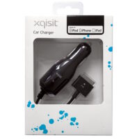 Xqisit Car Charger 510255 for iPhone 4/4S, iPad 1/2, 2.1A, black, Blister