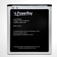 PowerRay Battery PR-S4 for Samsung Galaxy S4, 2600 mAh, Bulk