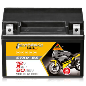 Panther Motorrad Gel 50812 12V 8Ah 80A (EN)