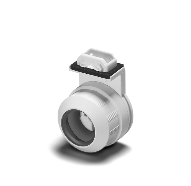 Einsteckfassung, G13, PC, weiß, IP54