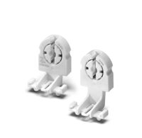 Einsteckfassung, G13, PC, weiß