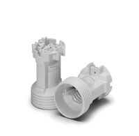 Fassung, E14, PET GF, weiß