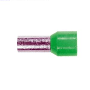 Aderendhülse, isoliert, braun