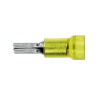 Stiftkabelschuhe, isoliert, rot