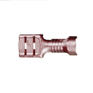 Flachsteckhülsen, unisoliert