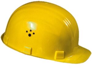 Elektriker-Schutzhelm, neongelb