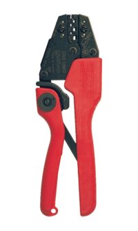 Automatik-Preßzange f. unis. Flachst.