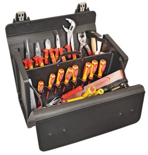 Qualitäts-Rindlederkoffer, bestückt