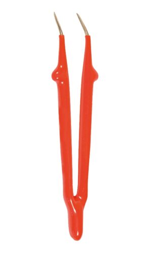 Präzisionspinzette, gebogen, 1000 V