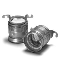 Fassung, E27, Metall, messingfarben