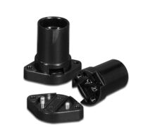 Illu-Fassung, E14, Isolierst., schwarz