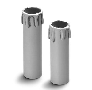 Kerzenhülse, E14, Kunststoff, antik