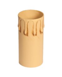 Kerzenhülse, E27, Kunststoff, antik