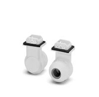 Einsteckfassung, G5, PC, weiß, IP67