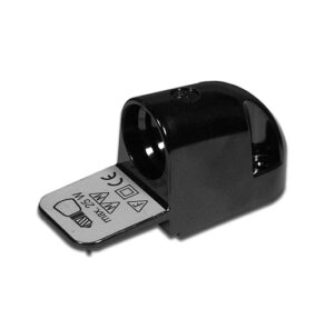 Fassung, E14, Kunststoff, schwarz