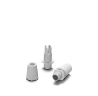 Zugentlastung, 2-teilig, weiß