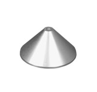 Baldachin, PP, konische Form, weiß