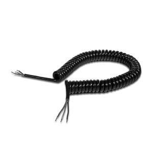 Spiralleitung, schwarz