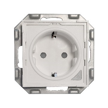 PowerRay WiFi Smart Socket PR-SSO-01, Steckdose ohne Rahmen mit 5,5 x 5,5 cm Adapter, weiß, OVP