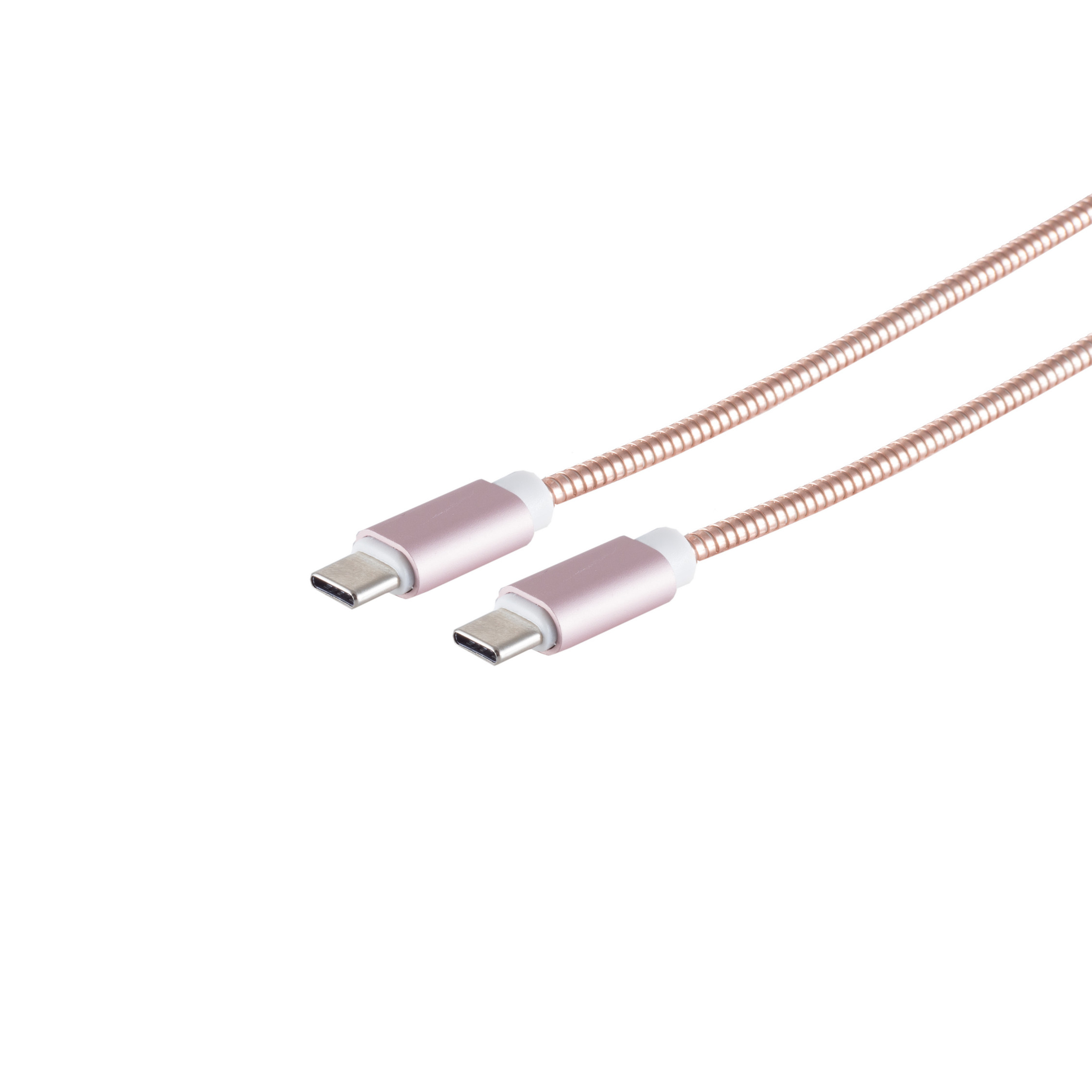 USB Lade-Sync Kabel USB A/ 8-pin Steel Rose 1m