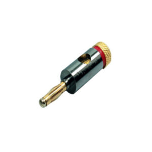 Bananenstecker Metall Kabel-Anschluss 6mm verg.rot