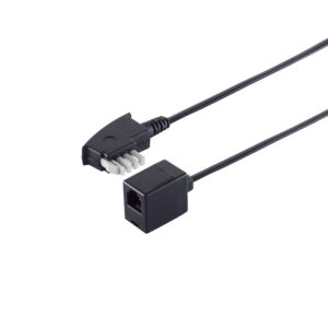 TAE N-Stecker / Western-Buchse 6/4 0,2m