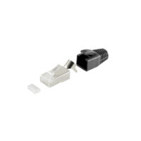 Stecker SET für Verlegekabel -AWG 23 schwarz VE 1