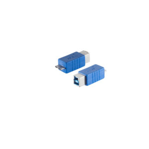 USB Adapter 3.0 B Kupplung / B Micro Stecker, blau