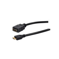 Mini HDMI C Stecker auf HDMI A Buchse, 0,15m