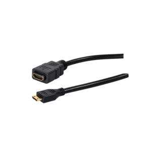Mini HDMI C Stecker auf HDMI A Buchse, 0,15m