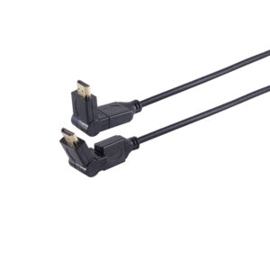HDMI A-St winkelbar/ HDMI A-St winkelbar 360° 1m
