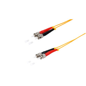 Duplex Patchkabel ST/ST 9/125µ, OS1/OS2 gelb 1m