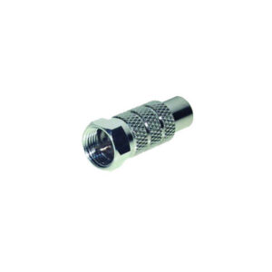 F-Stecker auf Cinchkupplung