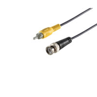 Video-Stecker BNC auf Cinchstecker, 2m