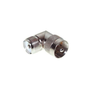 UHF - Stecker auf UHF - Kupplung, Winkelausführung