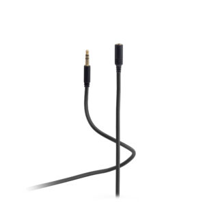 mini 3,5mm Klinken Verlängerung, schwarz 1,5m