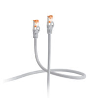 Patchkabel cat. 6A S/FTP, PIMF, grau, 0,15m