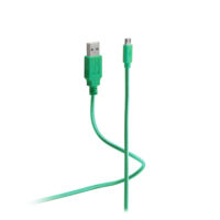 USB-Lade- und Synckabel USB A / micro B grün, 1,8m