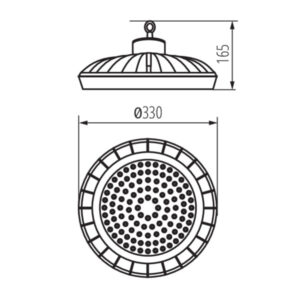 LED Hallentiefstrahler HB PRO LED HI 100W